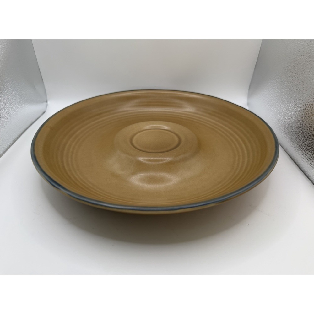Vintage Pfaltzgraff Chip & Dip Serving Bowl Brown USA #180 10.5" - Picture 2 of 6